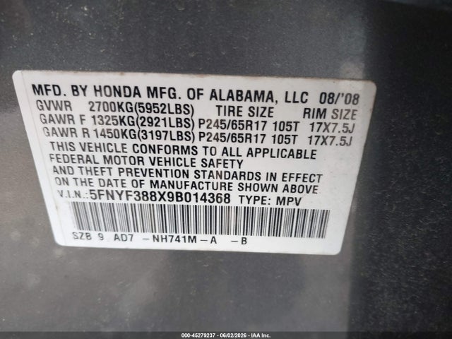 Honda Pilot Touring