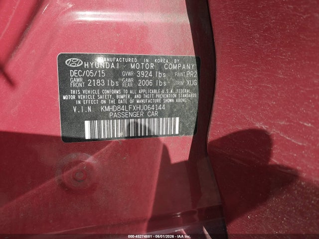 Hyundai ELANTRA Limited