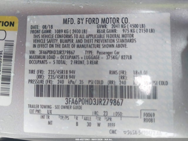 Ford Fusion Se
