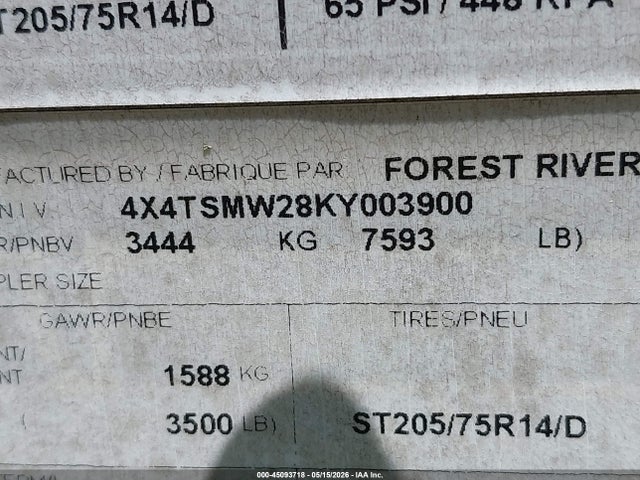 Forest River Travel Trlr