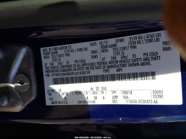 Ford Escape Se