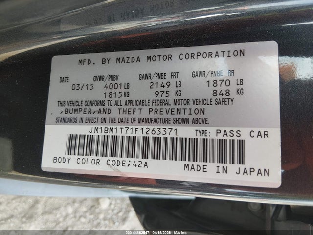 Mazda Mazda3 I Sv