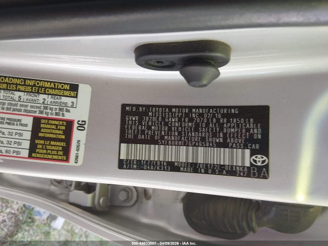 Toyota Corolla Le Plus