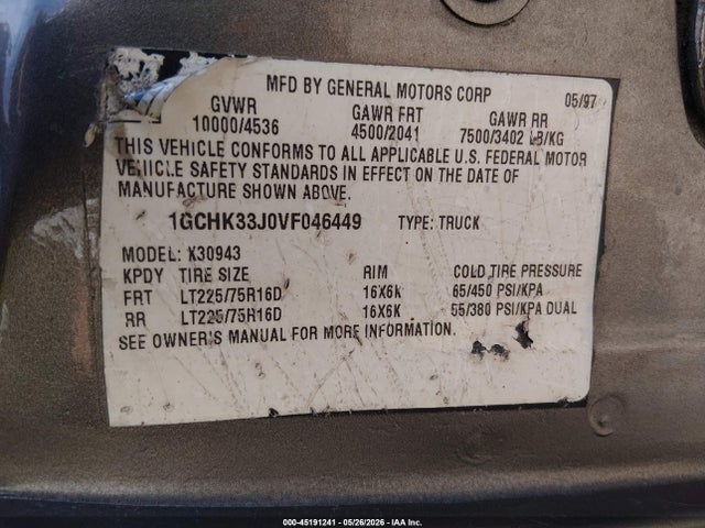 Chevrolet K3500 Hd Fleetside