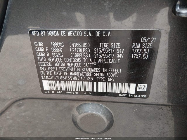 Honda HR-V Awd Lx