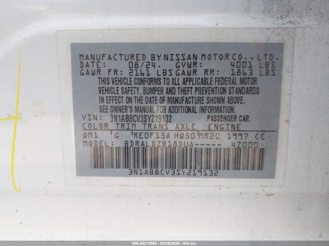 Nissan Sentra Sv