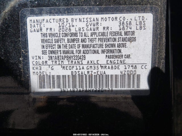 Nissan Sentra Sr