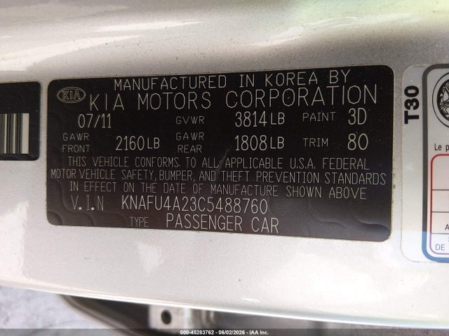 Kia Forte Ex