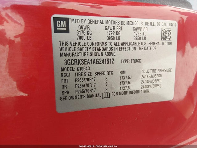 Chevrolet Silverado 1500 Lt