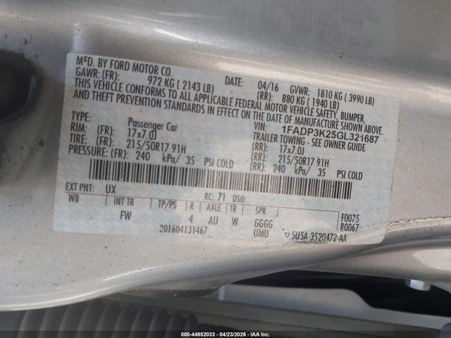 Ford Focus Se