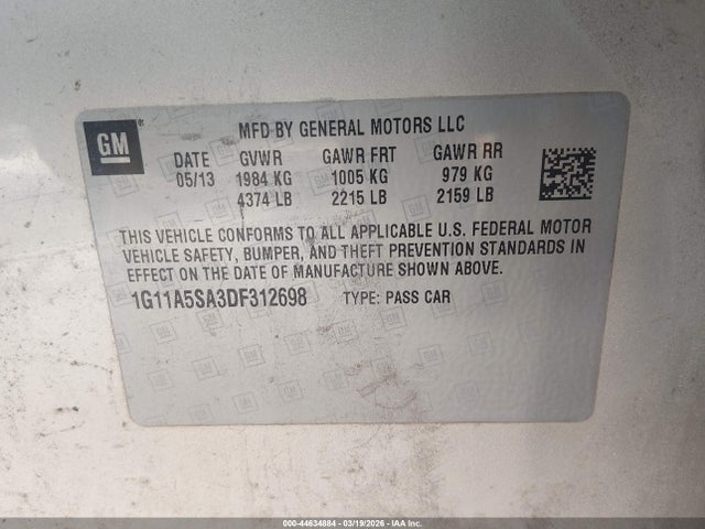 Chevrolet Malibu 1fl