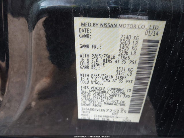 Nissan Frontier Pro-4x