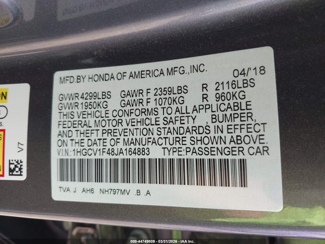 Honda Accord Ex