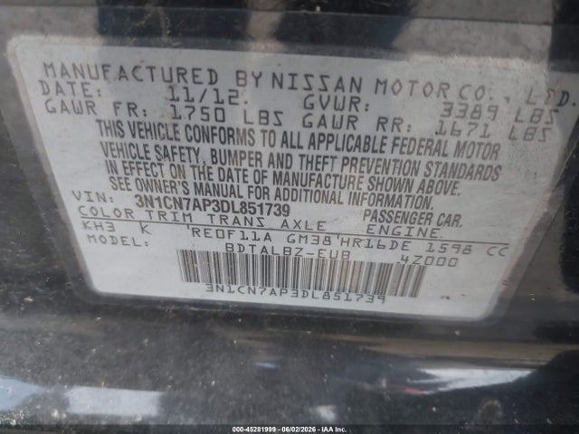 Nissan Versa 1.6 Sv