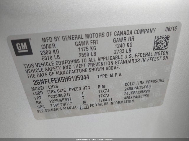 Chevrolet Equinox Lt