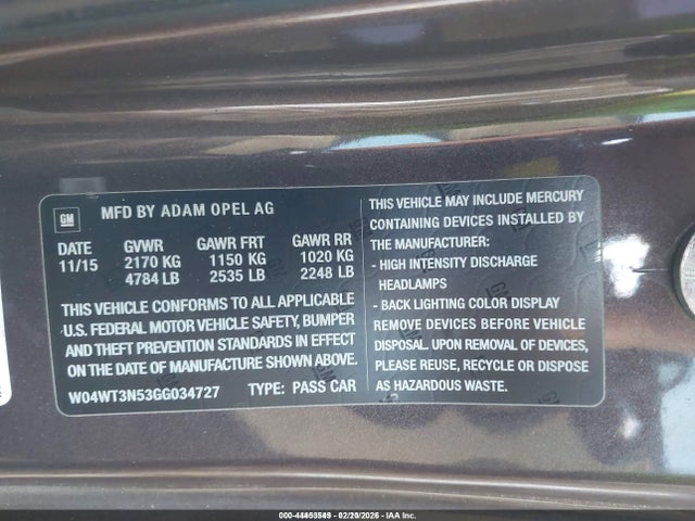 Buick Cascada Premium