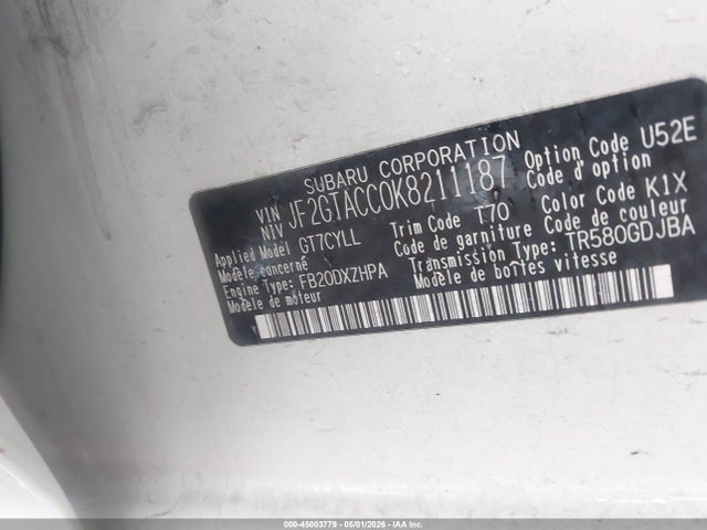 Subaru Crosstrek 2.0i Premium