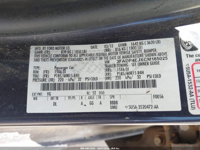 Ford Fiesta Se