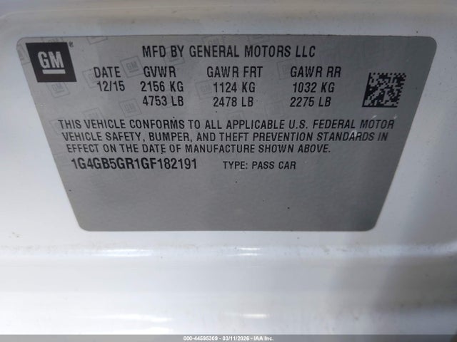 Buick LaCrosse Leather