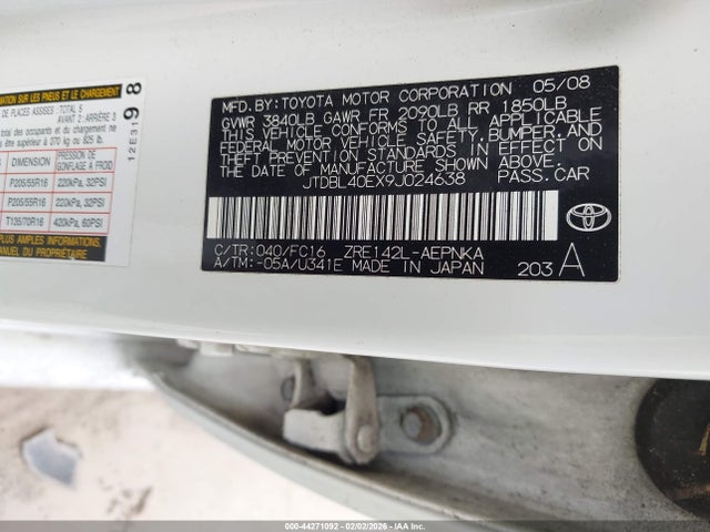 Toyota Corolla Xle
