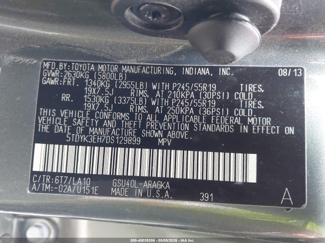 Toyota Highlander Limited V6