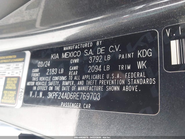Kia Forte Lx