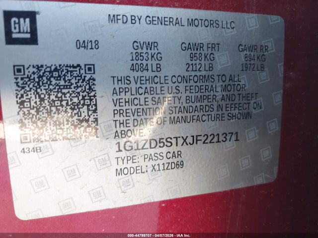 Chevrolet Malibu Lt
