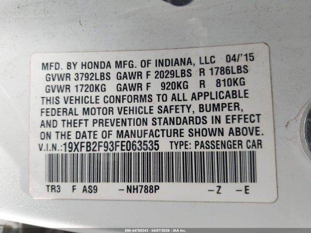Honda Civic Ex-l