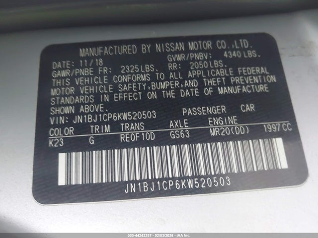 Nissan Rogue S