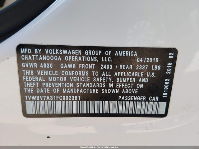 Volkswagen Passat 2.0l Tdi Se