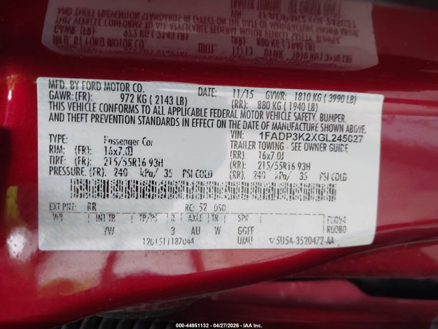 Ford Focus Se