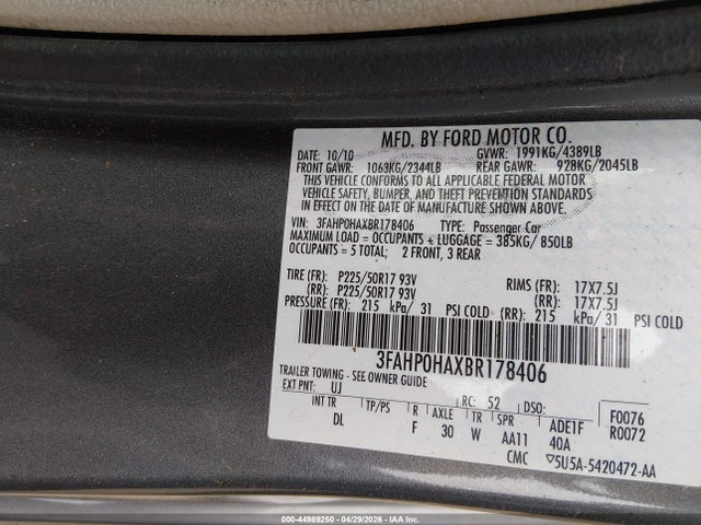 Ford Fusion Se