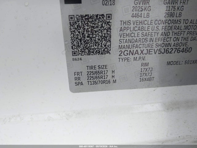 Chevrolet Equinox Lt