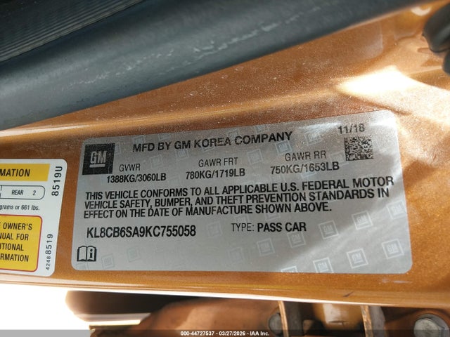 Chevrolet Spark Ls Cvt