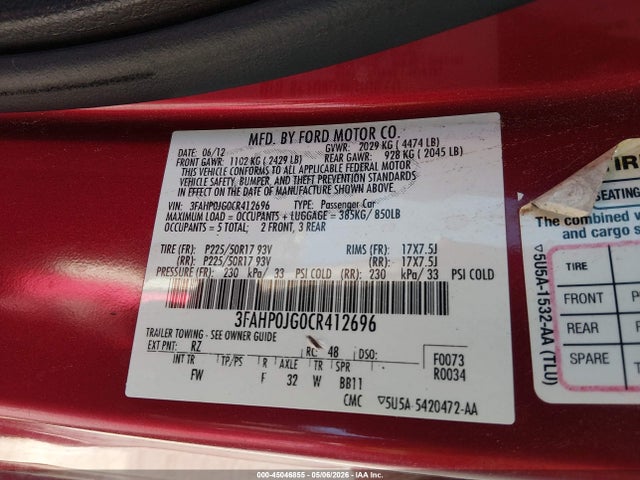 Ford Fusion Sel