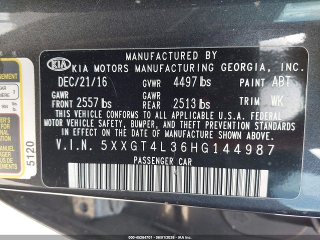 Kia Optima Lx