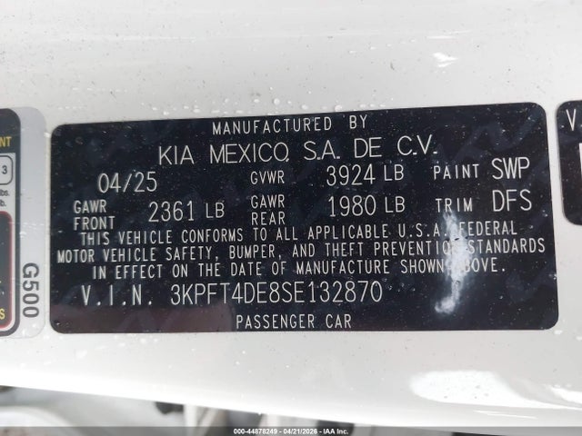 Kia K4 Lxs