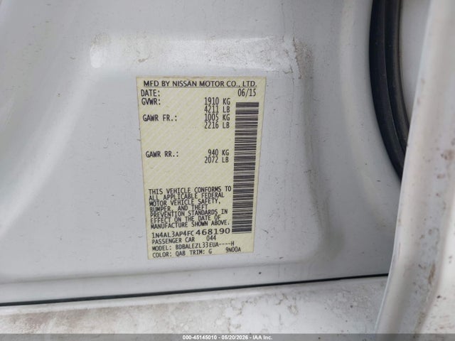 Nissan Altima 2.5 S