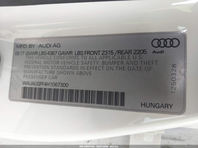 Audi A3 2.0t Premium