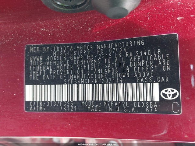 Toyota Corolla Se