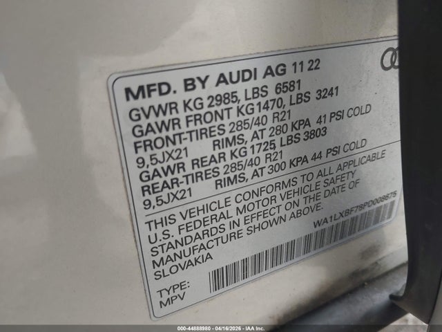 Audi Q7 Premium Plus 55 Tfsi Quattro Tiptronic