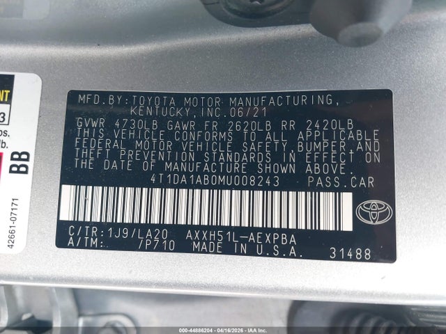 Toyota Avalon Limited Hybrid