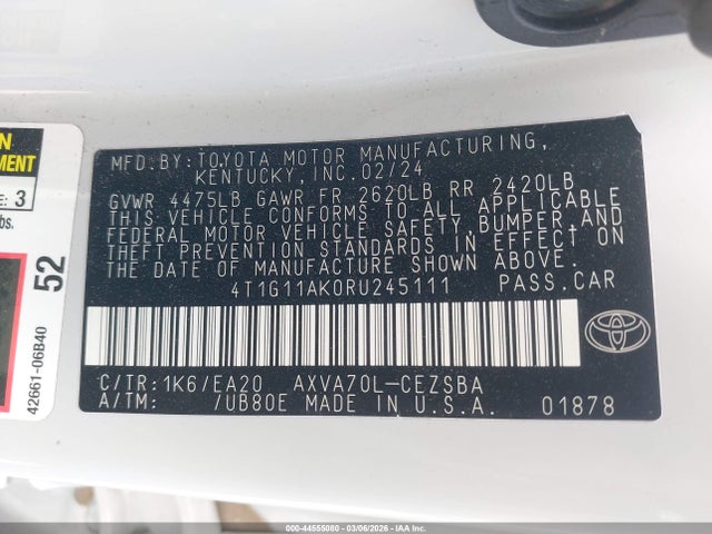 Toyota Camry Se