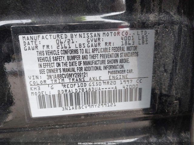Nissan Sentra Sv Xtronic Cvt