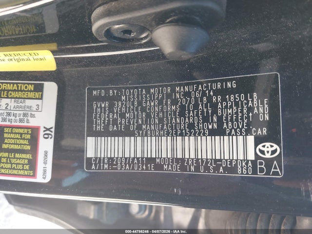 Toyota Corolla L