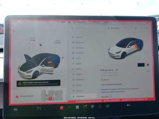 Tesla Model 3 Long Range Dual Motor All-wheel Drive