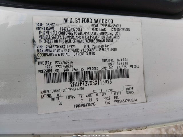 Ford Crown Victoria Standard