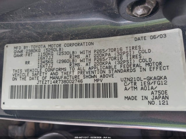 Toyota 4Runner Sr5 V8
