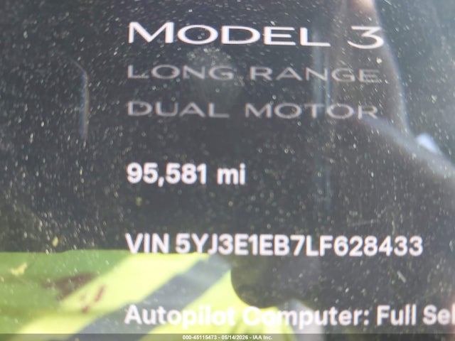 Tesla Model 3 Long Range Dual Motor All-wheel Drive