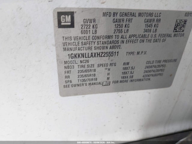 GMC Acadia Sle-2